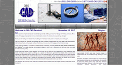 Desktop Screenshot of 360cadservices.com